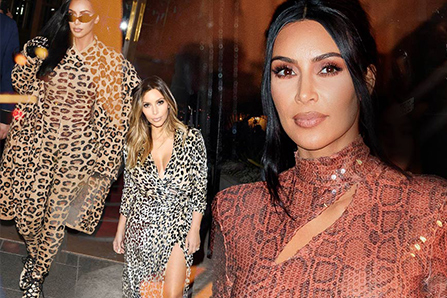 Kim Kardashian&#39;s 2020 head to toe animal print looks