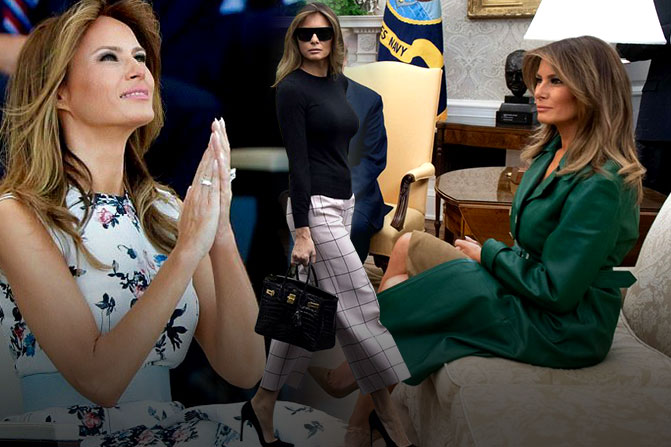 Melania Trump&#39;s outfits as the First Lady