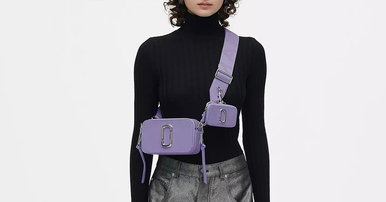 Marc Jacobs The Snapshot Cowhide Color-Block Camera Bag (Shoulder