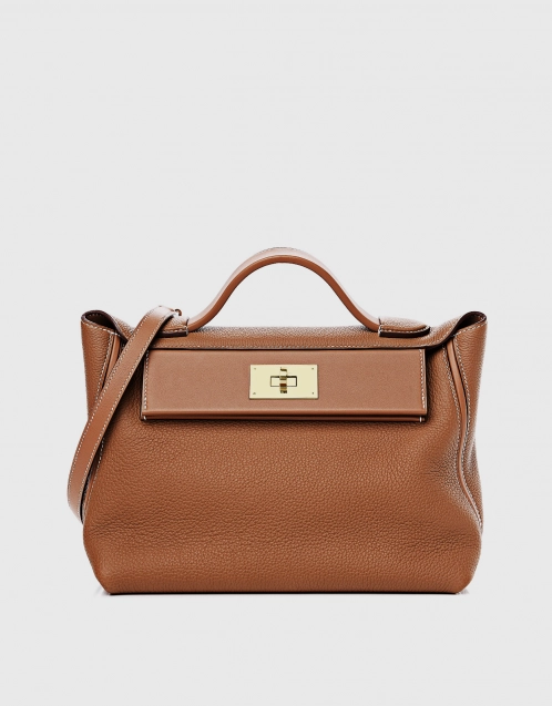 Hermès Hermès 24/24 29 Taurillon Clemence Leather Handbag