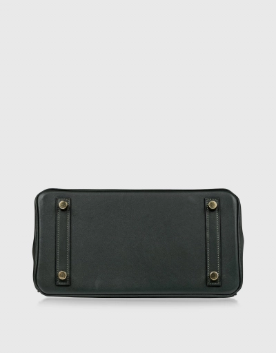 Hermès Birkin 25 Swift Leather Handbag-Vert Fonce Gold Hardware
