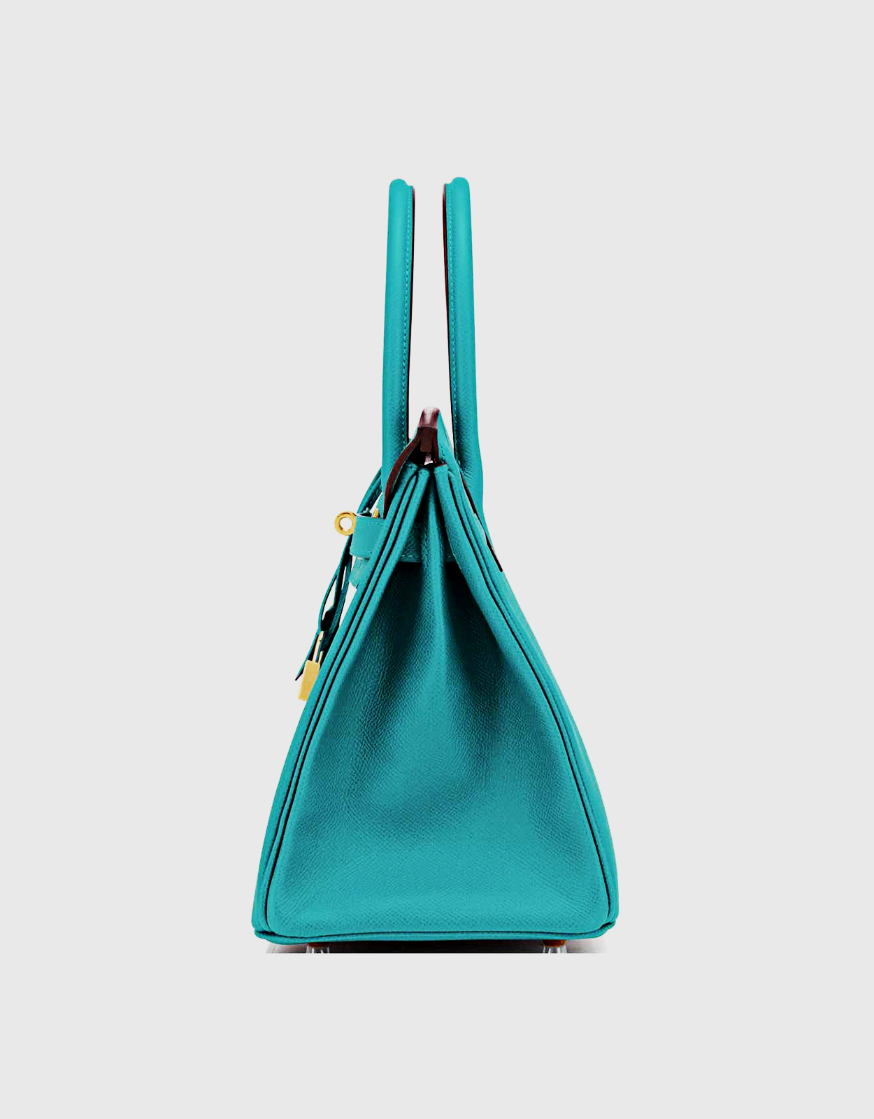 Hermès Hermès Birkin 30 Epsom Leather Handbag-Bleu Paon Gold Hardware (Top  Handle)