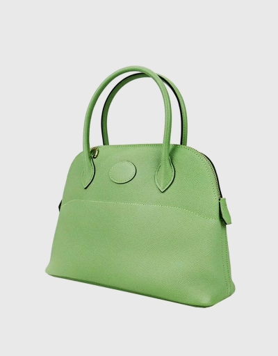 Hermès Bolide 27 Epsom Leather Handbag-Vert Criquet Gold Hardware