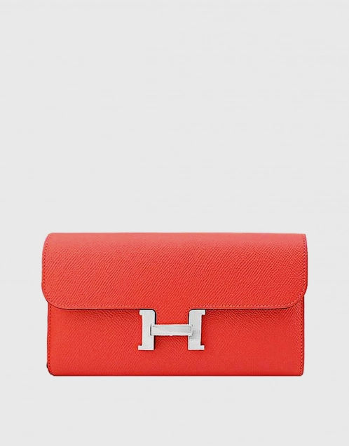 Hermès Hermès Constance Long Veau Epsom Leather Long Wallet