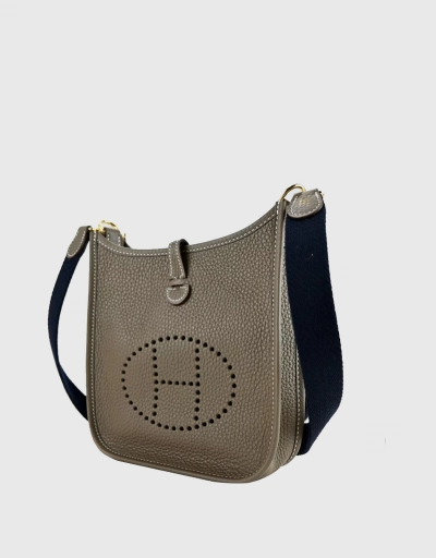 Hermès Evelyne 16 TPM Taurillon Clemence Leather Crossbody Bag-Etoupe Gold Hardward