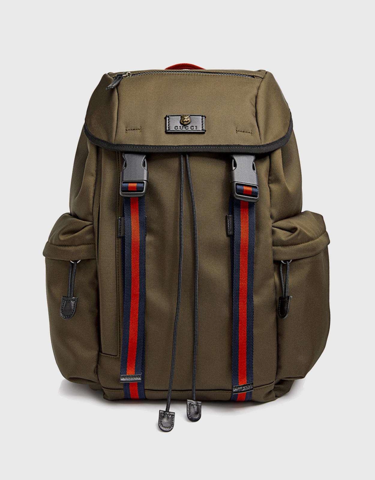gucci canvas backpacks