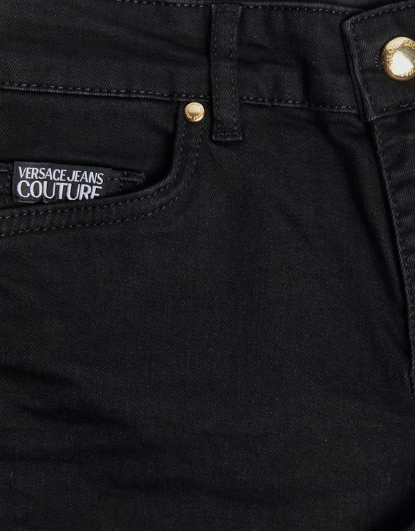 Versace Jeans Couture Logo 低腰緊身牛仔褲