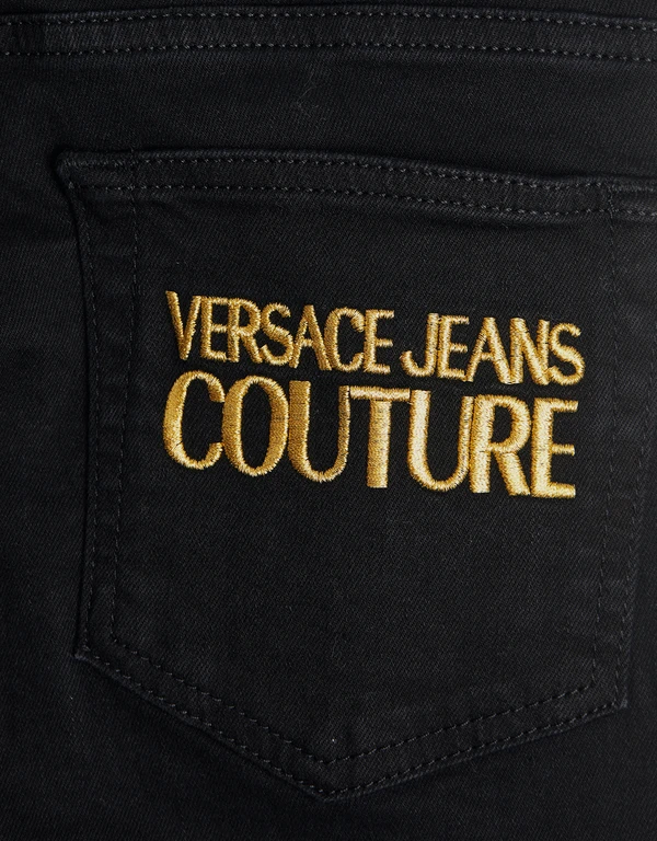 Versace Jeans Couture Logo 低腰緊身牛仔褲