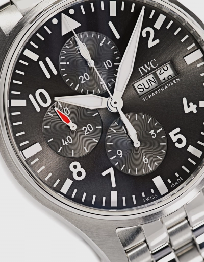 Spitfire Pilot’s 43mm Chronograph Stainless Steel Sapphire Glass Watch