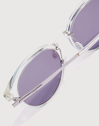 Round Mirrored Sunglasses