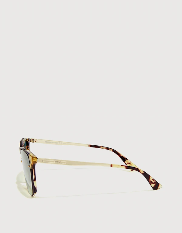 McQ Alexander McQueen 玳瑁方框太陽眼鏡