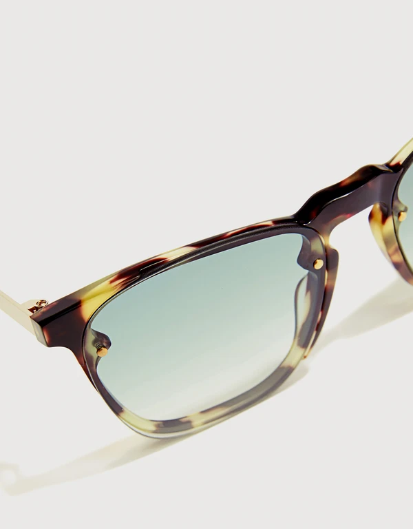 McQ Alexander McQueen 玳瑁方框太陽眼鏡