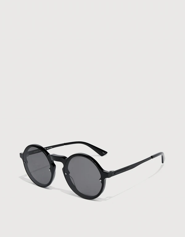 McQ Alexander McQueen Round Sunglasses