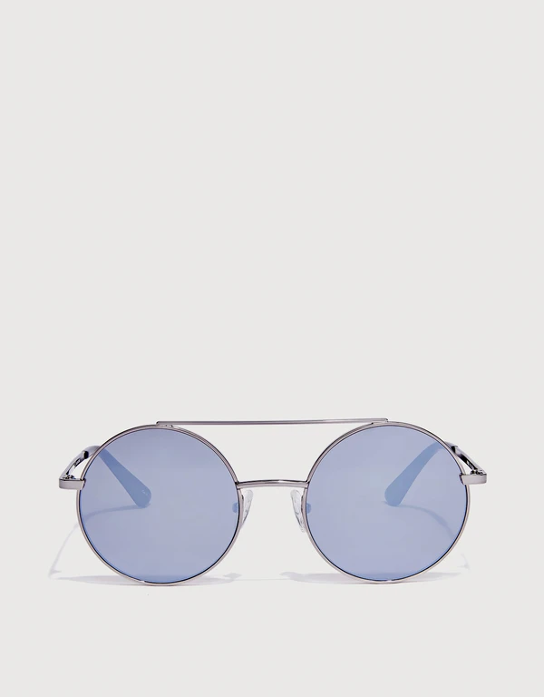 McQ Alexander McQueen 圓框鏡面太陽眼鏡