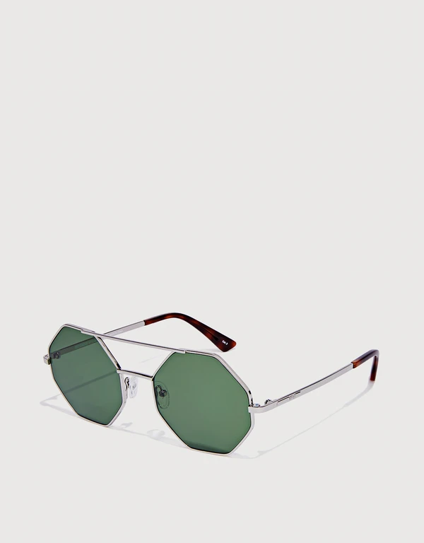McQ Alexander McQueen Hexagon Sunglasses