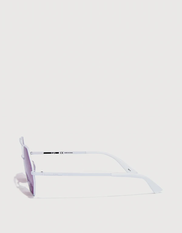 McQ Alexander McQueen 六角形框太陽眼鏡
