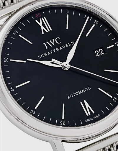 柏濤菲諾 40mm 精鋼藍寶石玻璃錶鏡自動腕錶