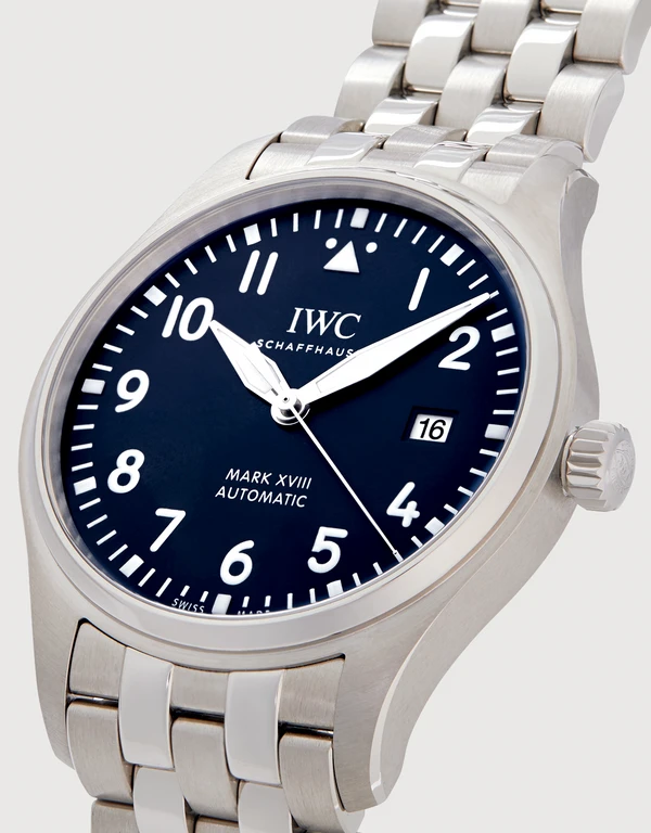 IWC SCHAFFHAUSEN 馬克十八飛行員腕錶小王子特別版 40mm 精鋼藍寶石玻璃錶鏡自動腕錶