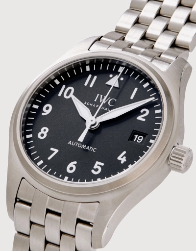 Pilot's 36mm Automatic Stainless Steel Sapphire Glass Watch