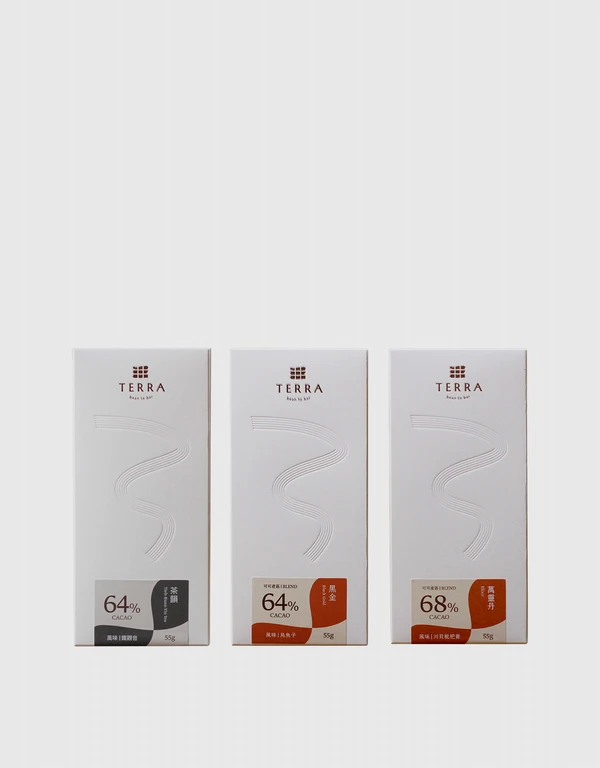 TERRA Tea/Black Gold/Elixir Chocolate Set