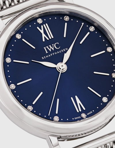 柏濤菲諾 34mm 精鋼藍寶石玻璃錶鏡自動腕錶