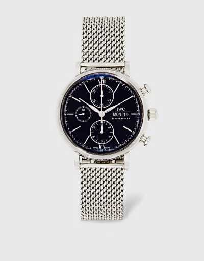柏濤菲諾 42mm 精鋼藍寶石玻璃錶鏡計時腕錶