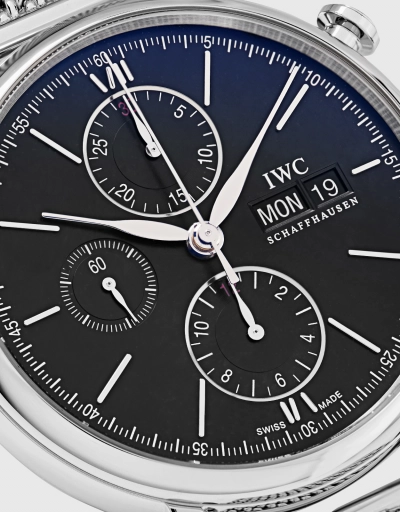 Portofino 42mm Chronograph Stainless Steel Sapphire Glass Watch