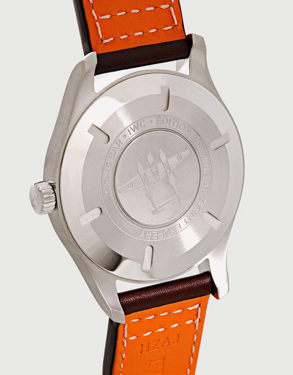 IWC SCHAFFHAUSEN 馬克十八飛行員腕錶安東尼·聖艾修伯里特別版 40mm 精鋼藍寶石玻璃錶鏡腕表