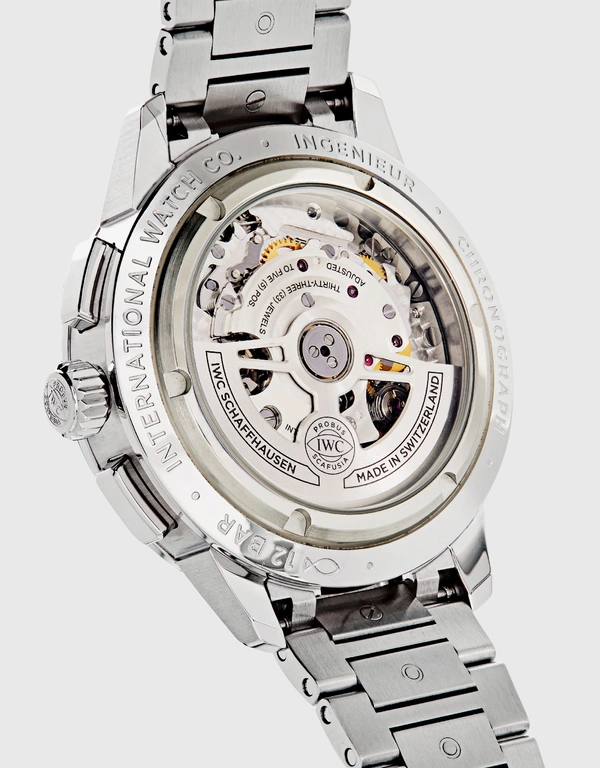 IWC SCHAFFHAUSEN Ingenieur 42mm Chronograph Stainless Steel Sapphire Glass Watch