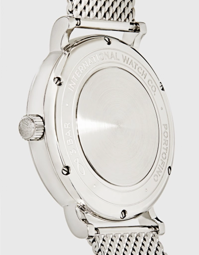 Portofino 37mm Automatic Stainless Steel Sapphire Glass Watch