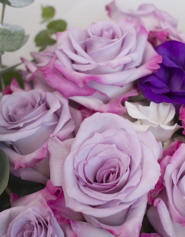 honeyDANIELS Fresh Purple Flower Bouquets