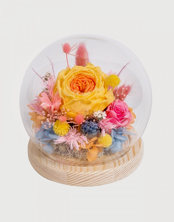 honeyDANIELS Candy Eternal Flower Glass Ball