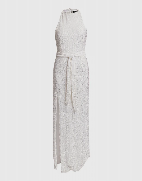 Retrofête Tzilly Sequined Maxi Dress