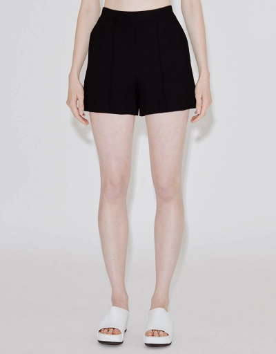 Pull On Relaxed Pintuck Shorts