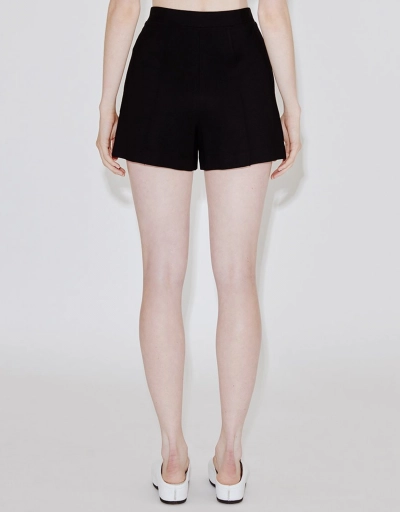 Pull On Relaxed Pintuck Shorts