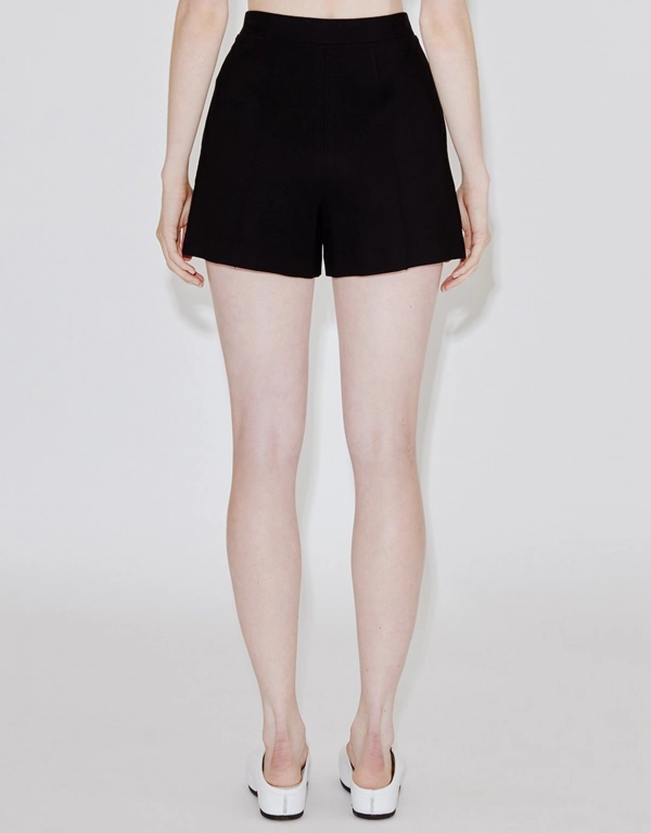 Rosetta Getty Pull On Relaxed Pintuck Shorts