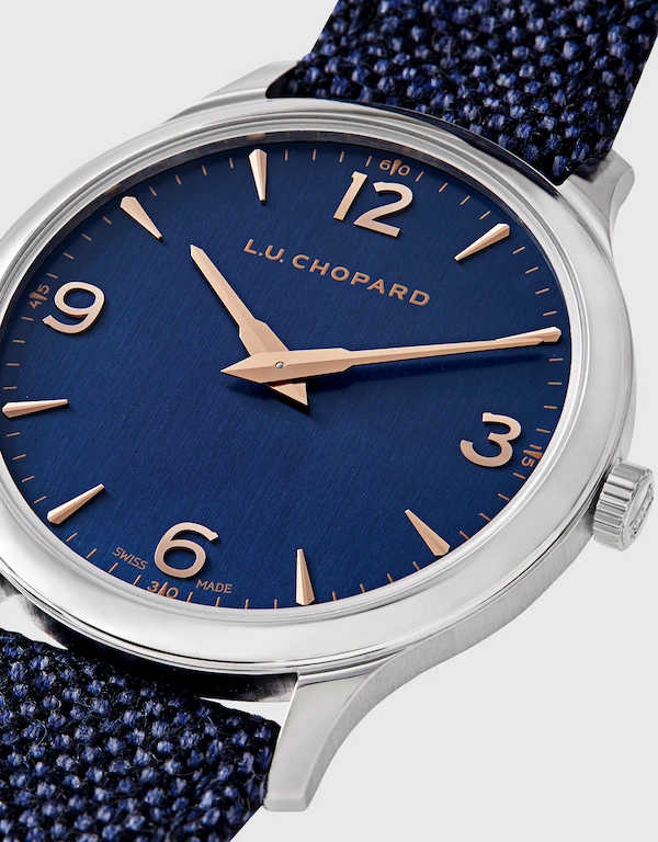 Chopard L.U.C XP 40mm Automatic Stainless Steel Alligator Leather Watch