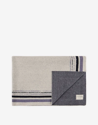 French Book Lavender Cashmere Throw