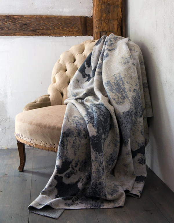 Saved NY Clouds Cashmere Throw