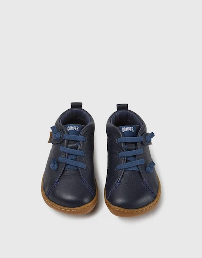 Peu Baby Calfskin Sneakers 9M-3Y
