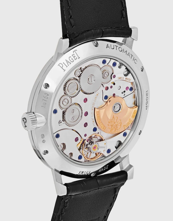 Piaget Altiplano 40mm 鑽石鱷魚皮超薄自動上鏈機械機芯腕錶