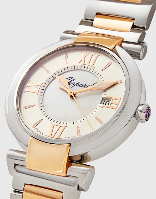 Chopard Imperiale  36mm 18k Rose Gold Quartz  Stainless Steel Watch