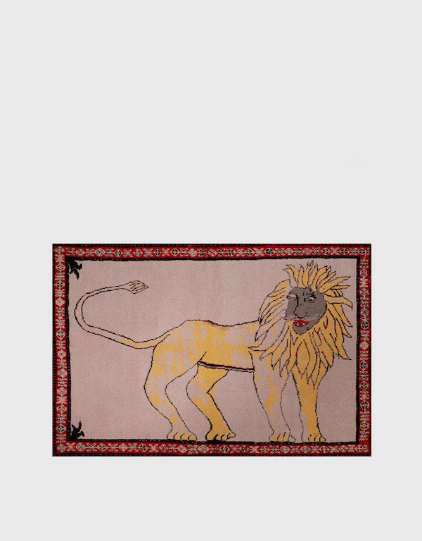 Saved NY Old Lion Cashmere Throw