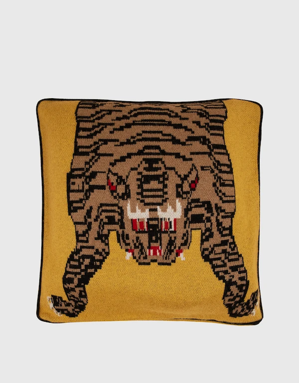 Saved NY Tiger Rug Cashmere Pillow