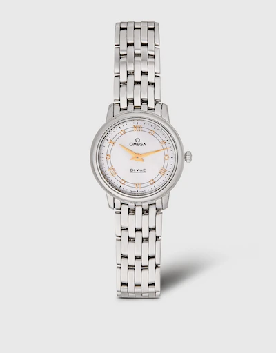 De Ville Prestige 27.4mm Quartz Diamonds Steel Watch