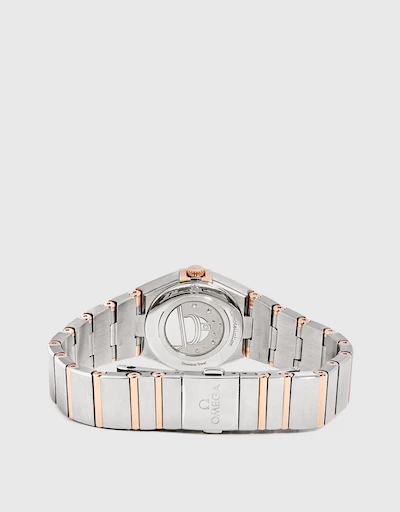 星座系列 25mm 石英Sedna™金錶殼不鏽鋼腕錶