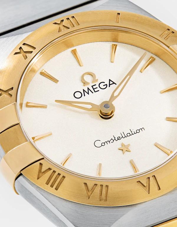 Omega Constellation 25mm Quartz Yellow Gold Steel Watch