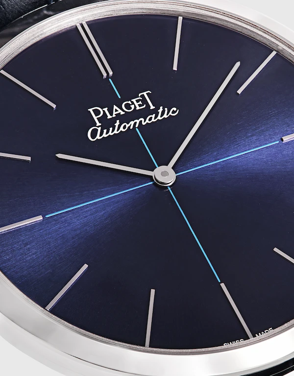 Piaget Altiplano 43mm Sapphire Crystal Case Back Alligator Leather Ultra-thin Automatic Mechanical Watch