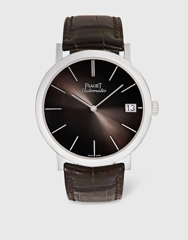 Piaget Altiplano 40mm 藍寶石水晶底蓋超薄自動上鏈機械機芯腕錶