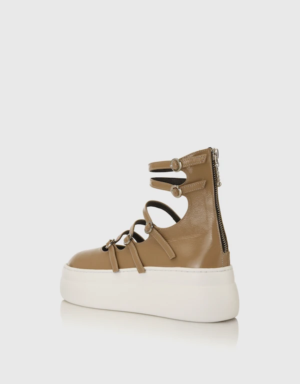 YIEYIE Amber Gladiator Platform Sneakers
